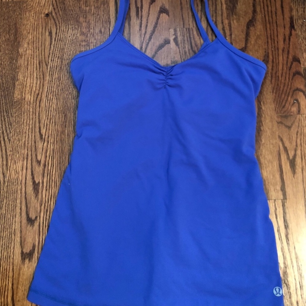 Royal blue Lululemon tank